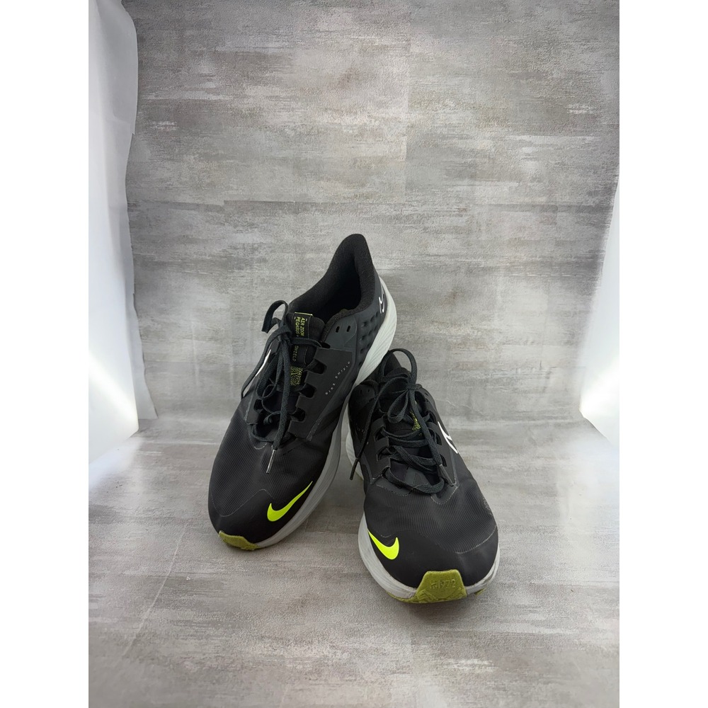 Nike Air Zoom Pegasus 39 Shield Men Sz 10.5 Black Volt Running Shoes DO7625-002